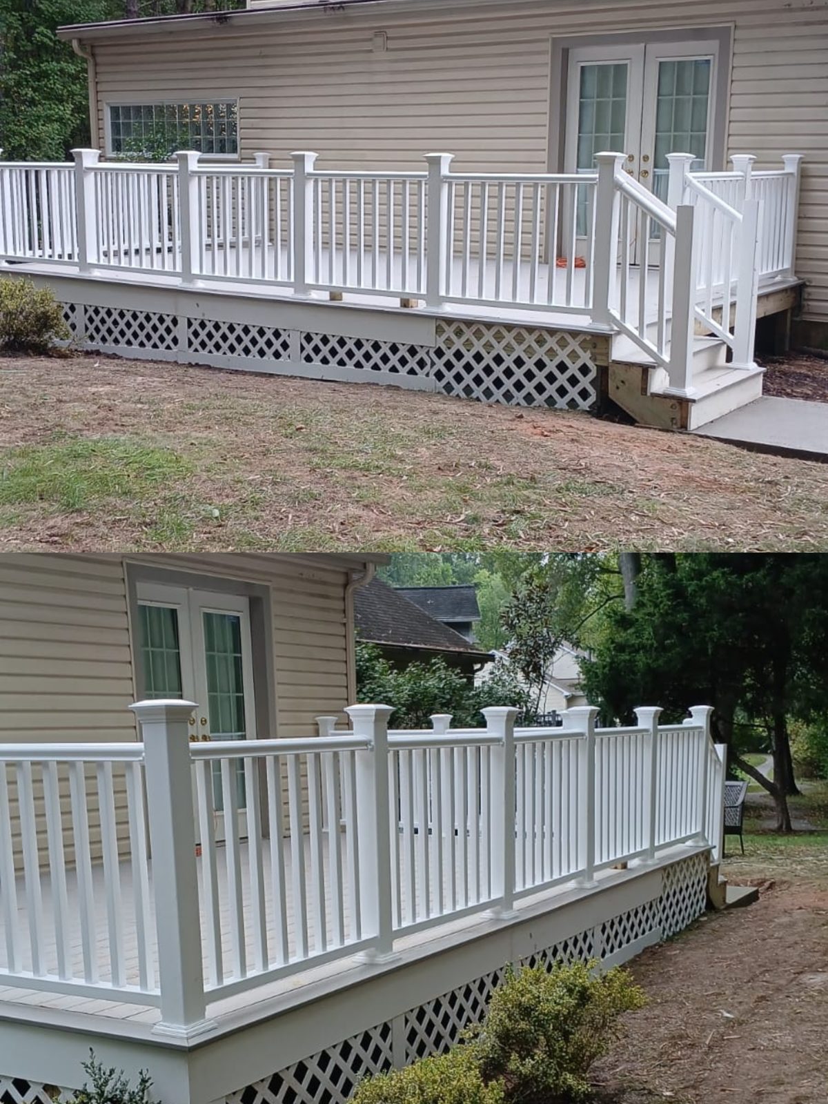 Custom deck built by NWP crew, Fairfax County VA