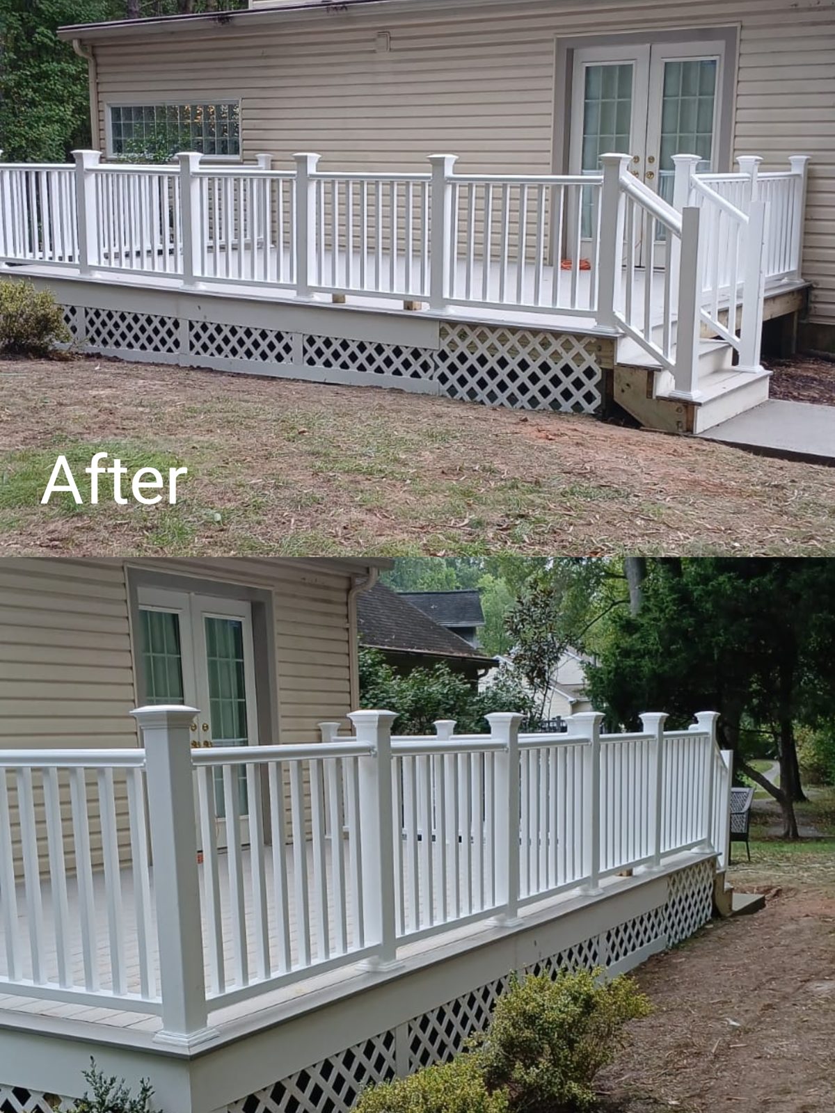 New composite deck after rebuild by NWP, Northern Virginia