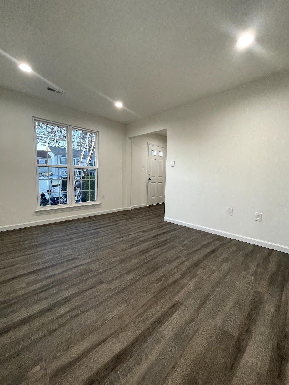 Finished flooring replacement project, Northern Virginia